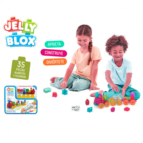 JELLY BLOX SET PASAJEROS AL TREN