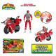 POWER RANGERS MOTO COMBATE CON FIGURA