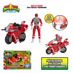 POWER RANGERS MOTO COMBATE CON FIGURA