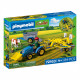 COUNTRY TRACTOR PEQUEÑO CON HILERADORA DE HENO