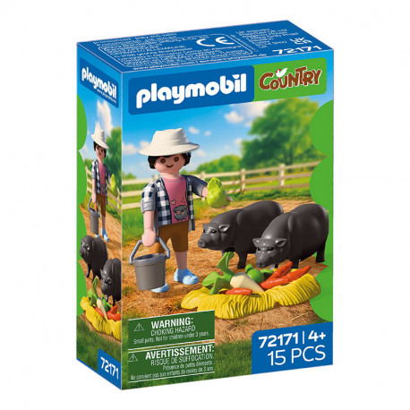 COUNTRY GRANJERO CON CERDITO PANZON