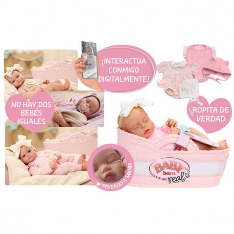 BABY BORN REAL BABY DOLL GIRL LIGHT OPEN EYES