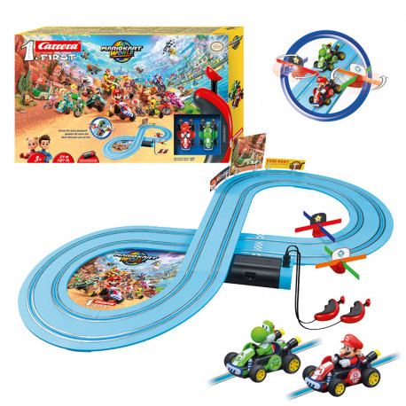 CIRCUITO CARRERA FIRST MARIO KART WORLD (Mario+Yoshi) (2,4m)
