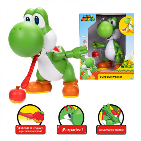 FIGURA INTERACTIVA DE YOSHI SUPER MARIO 