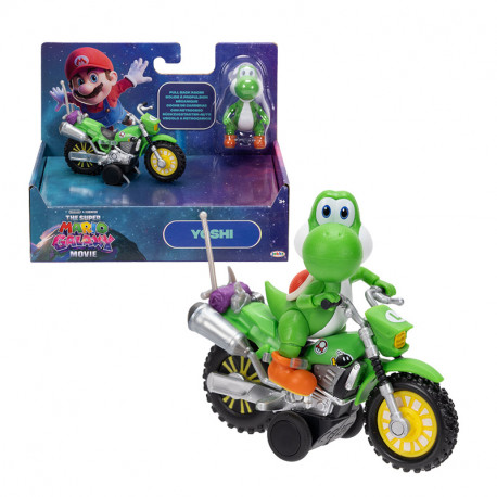 VEHICULO YOSHI CON FIGURA EXTRAIBLE SUPER MARIO GALAXY 