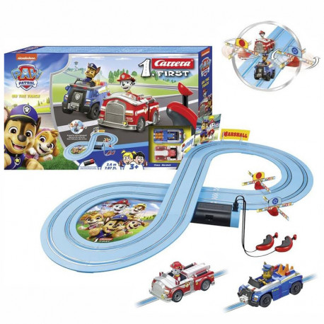 CIRCUITO CARRERA FIRST PAW PATROL ON THE TRACK (Chase+Marshall) (2,4m)