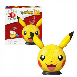 PUZZLE 3D BALL 72P POKEMON CON OREJAS