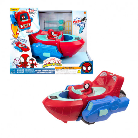SPIDEY TRANSFORMING WEB-WAVE CRUISER