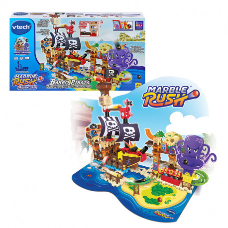 MARBLE RUSH BARCO PIRATA CIRCUITO DE CANICAS INTERACTIVO 