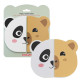 SET 2 CUADERNOS PANDA CAPIBARA 