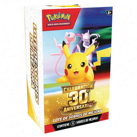 POKEMON 30TH CAJA 6 SOBRES