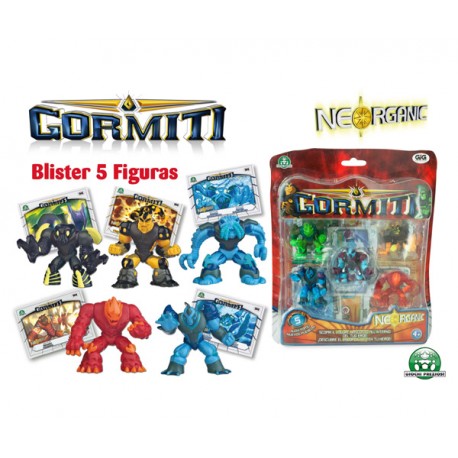 GORMITI NEORGANIC (PACK 5 FIGURAS)