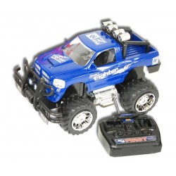 COCHE RC 4x4 LUCES RUEDAS 7 FUNC BATERIA+CARGADOR