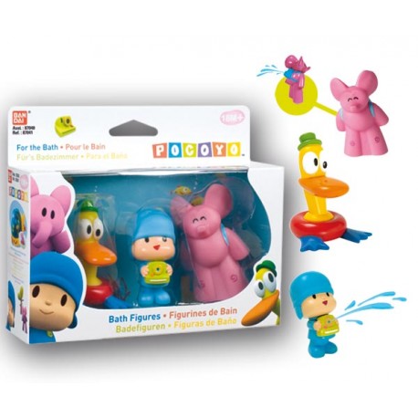 POCOYO FIGURAS DE BAÑO