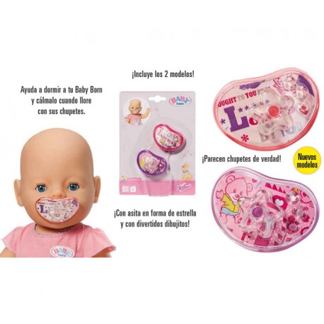 BABY BORN CHUPETES