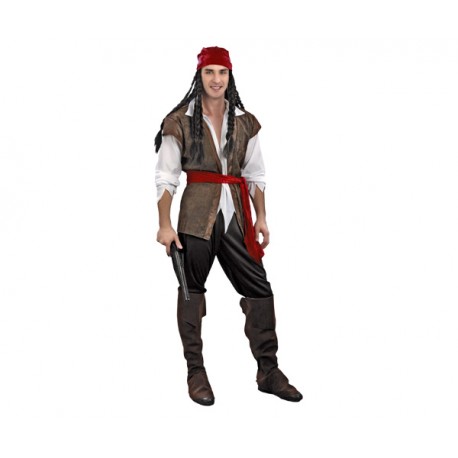 DISFRAZ ADULTO PIRATA (TALLA XL)