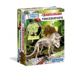 ARQUEOJUGANDO TRICERATOPS FOSFORESCENTE