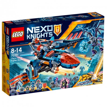 NEXO KNIGHTS HALCON-BLASTER DE COMBATE DE CLAY