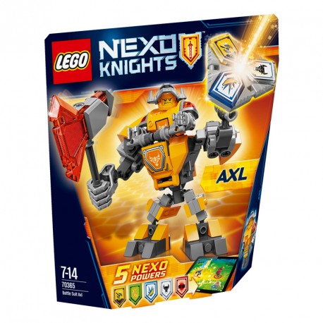 NEXO KNIGHTS AXL CON ARMADURA DE COMBATE