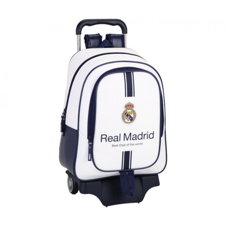 REAL MADRID 1 EQ.16-17 MOCHILA GDE C/RUEDAS