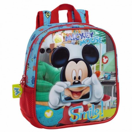 MICKEY SMILE MOCHILA ADAP.25 cm