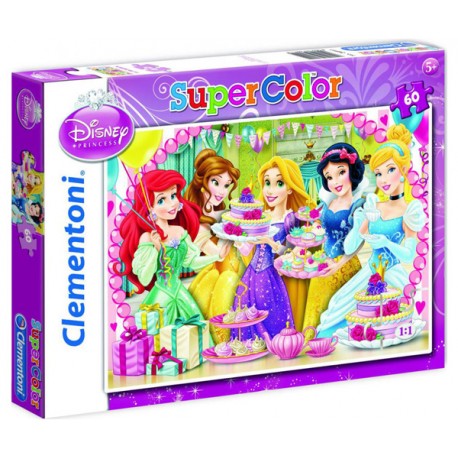 PUZZLE PRINCESAS DISNEY LA FIESTA DEL TE (60 PIEZAS)