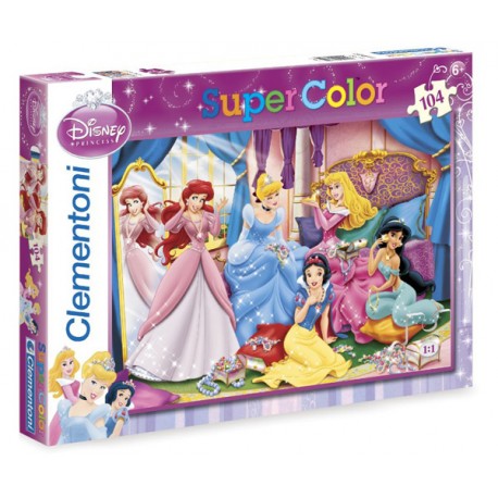 PUZZLE PRINCESAS DISNEY SHINING JEWELS (104 PIEZAS)