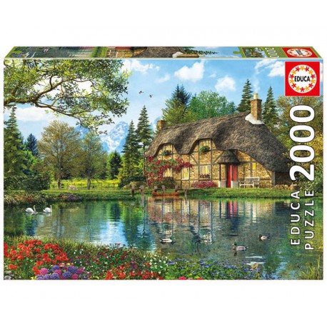 PUZZLE 2000P LA CASA DEL LAGO