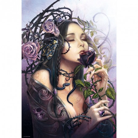 PUZZLE 1000P THE MIDNIGHT ROSE