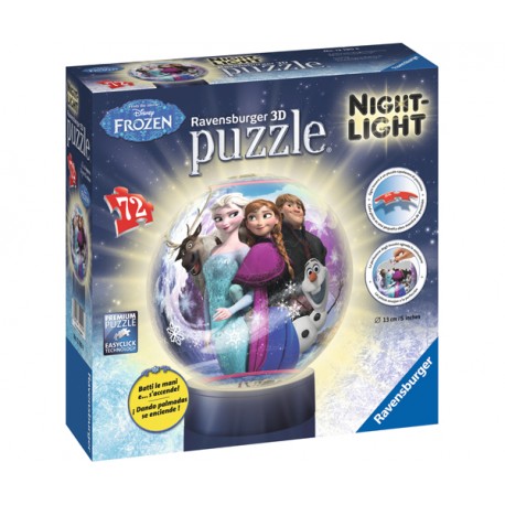 3D PUZZLE + LAMPARA FROZEN