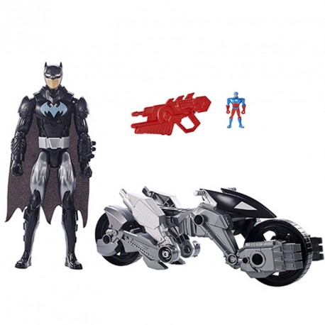 JUSTICE LEAGUE FIGURAS 30CM CON VEHICULO