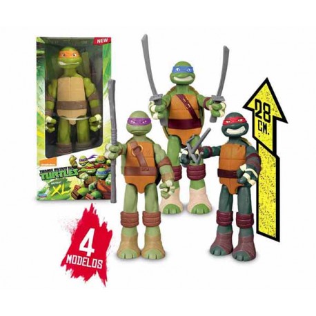 TORTUGAS NINJA MUTATION FIGURAS BASICAS XL 28CM