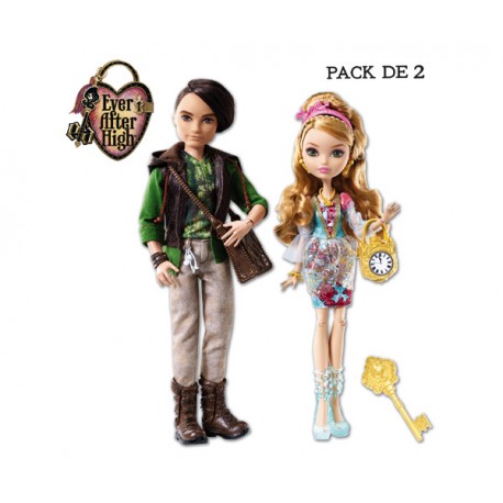 EVER AFTER HIGH PACK DE 2 MUÑECOS (ASHLYNN ELLA Y HUNTER HUNTSMAN)