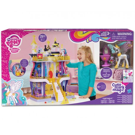 MY LITTLE PONY CASTILLO DE CANTERLOT PLAYSET + PRINCESA CELESTIA