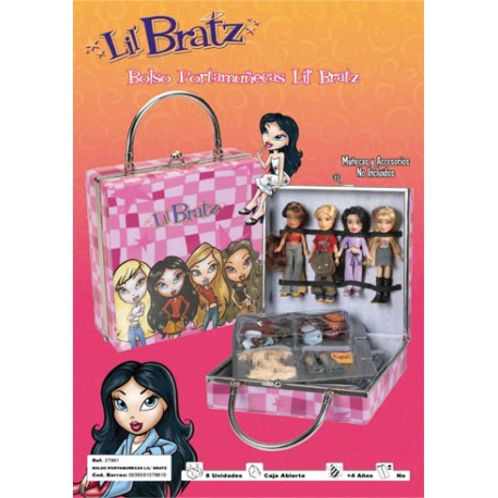 BOLSO PORTAMUÑECAS LIL BRATZ (UNIDAD)