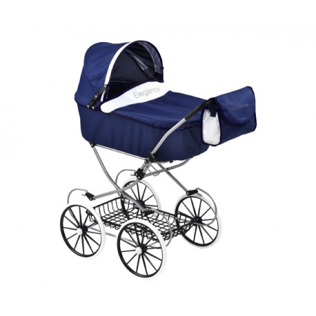 COCHE CAPOTA ELEGANCE BOLSO 70X42X90 CM - MANILLAR 80 CM