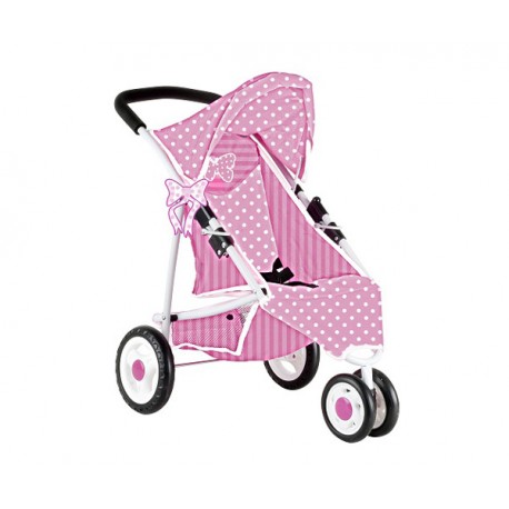 SILLITA HAPPY 3 RUEDAS CAPOTA RUEDA GIRATORIAS PARA MUÑECAS