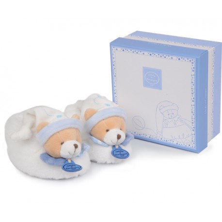 PETIT CHOU OSO AZUL- ZAPATILLAS SONAJERO 6-12 MESES