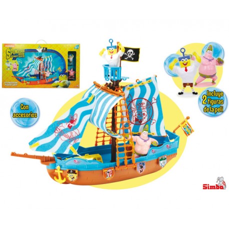 BOB ESPONJA BARCO PIRATA OUT OF WATER