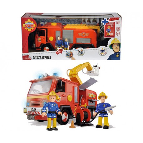 SAM EL BOMBERO CAMION JUPITER CON 2 FIGURAS