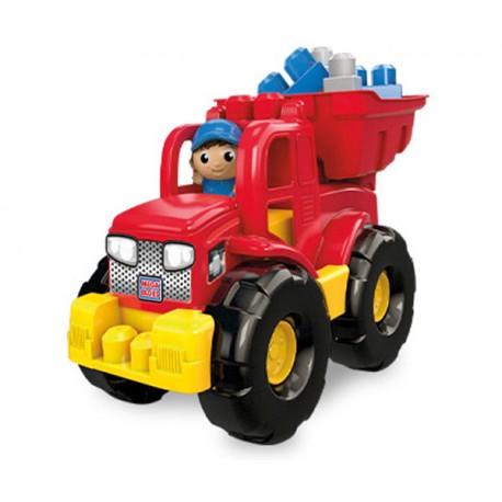 MEGABLOKS TRACTOR TRANSFORMABLE ROJO