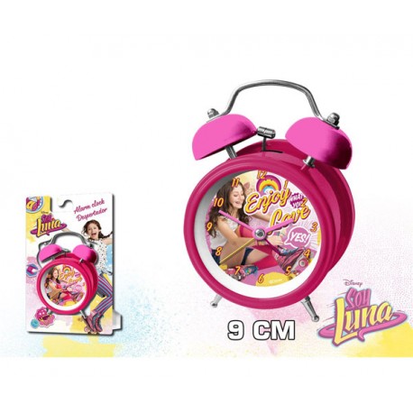 SOY LUNA DESPERTADOR CAMPAMAS 9 cm.