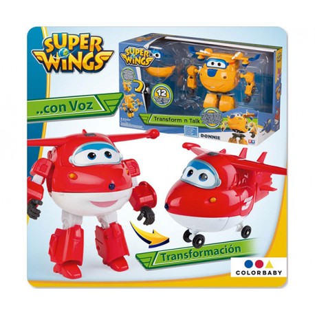 SUPERWINGS FIGURA TRANSFORMABLE PARLANTE-TRANSFORM N TALK