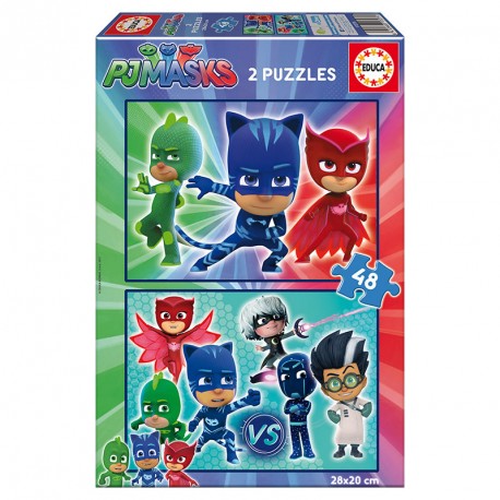 PUZZLE 2X48P PJ MASKS