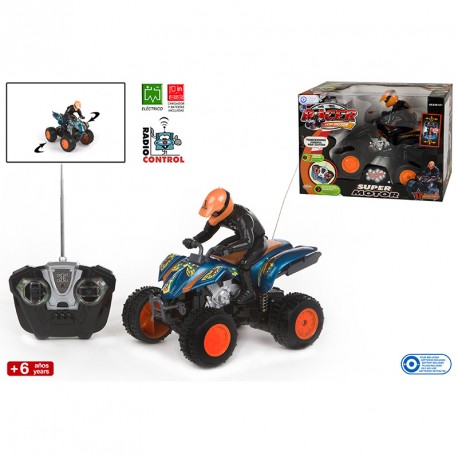 QUAD RADIO CONTROL -C/BATERIA RACER  2/S