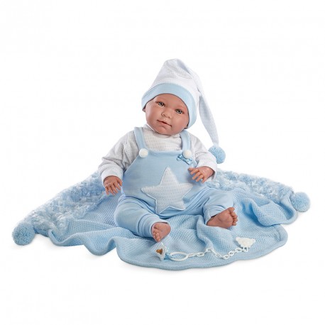 LALO LLORON PIJAMA TOQUILLA AZUL 40Cm