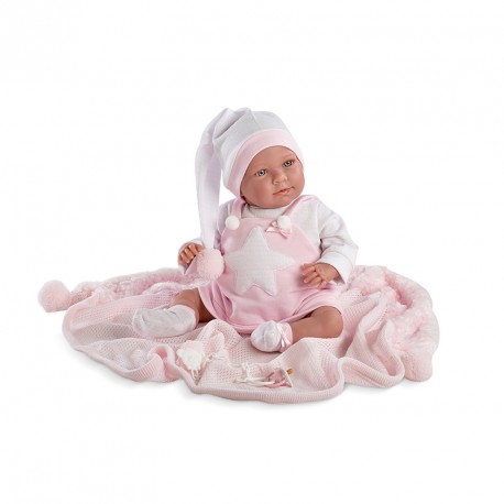 LALA LLORONA PIJAMA TOQUILLA ROSA 40Cm