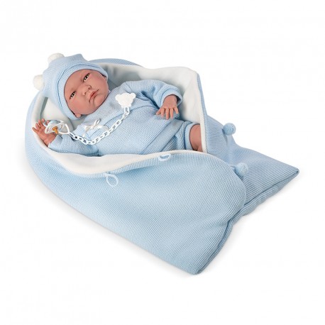 LALO LLORON SAQUITO AZUL 40Cm