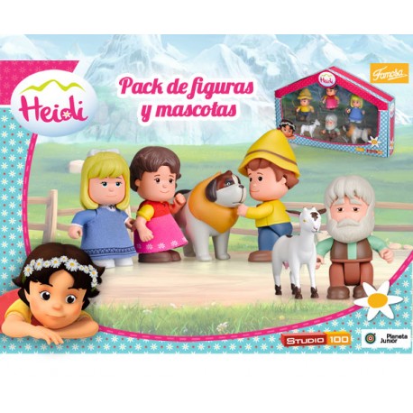 HEIDI PACK DE FIGURAS Y MASCOTAS