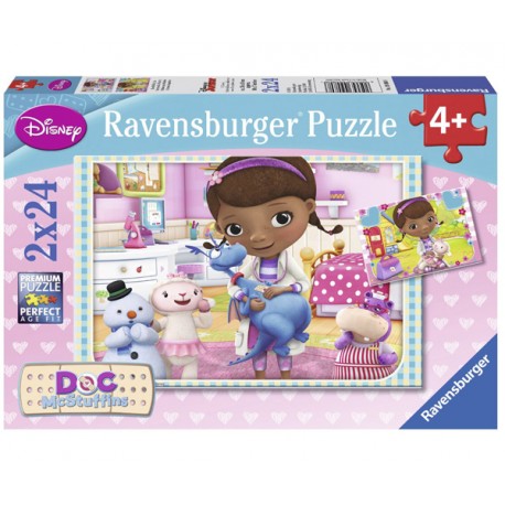 2 PUZZLES DOCTORA JUGUETES 24 PIEZAS